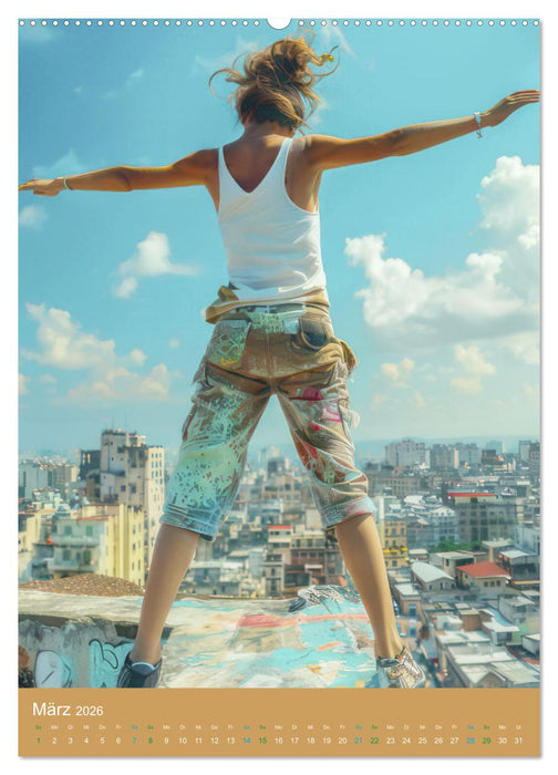 Urbanes Freerunning (CALVENDO Premium Wandkalender 2026)