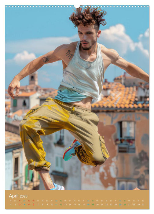 Urbanes Freerunning (CALVENDO Premium Wandkalender 2026)