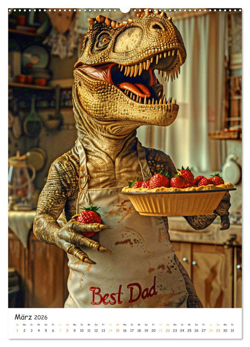 Tyrannosaurus Rex - Kleine Arme, große Abenteuer (CALVENDO Premium Wandkalender 2026)