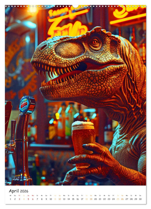 Tyrannosaurus Rex - Kleine Arme, große Abenteuer (CALVENDO Premium Wandkalender 2026)
