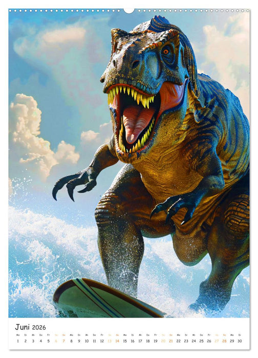 Tyrannosaurus Rex - Kleine Arme, große Abenteuer (CALVENDO Premium Wandkalender 2026)