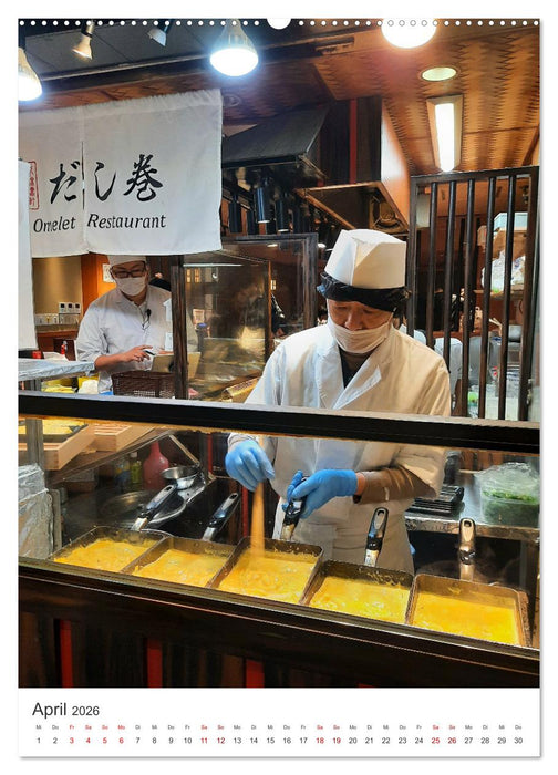 Japanisches Streetfood (CALVENDO Premium Wandkalender 2026)