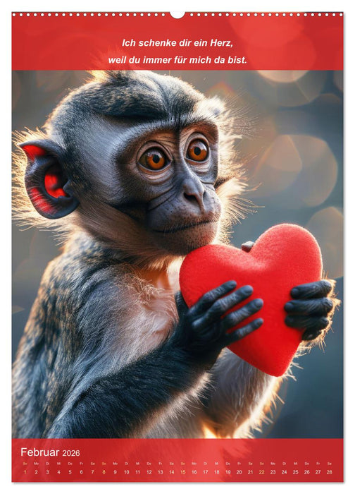 Ich schenke dir ein Herz (CALVENDO Wandkalender 2026)