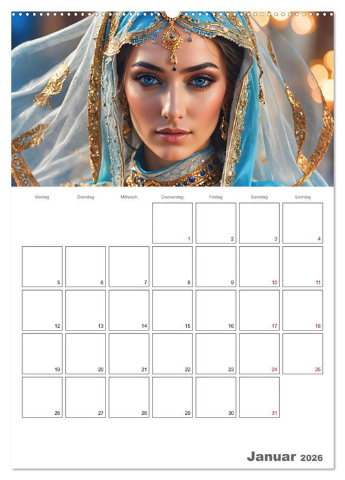 Frauen des Sultans (CALVENDO Premium Wandkalender 2026)