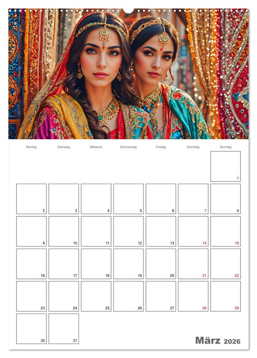 Frauen des Sultans (CALVENDO Premium Wandkalender 2026)