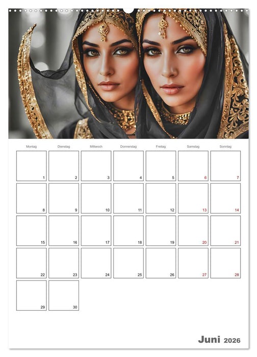 Frauen des Sultans (CALVENDO Premium Wandkalender 2026)