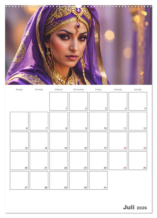 Frauen des Sultans (CALVENDO Premium Wandkalender 2026)