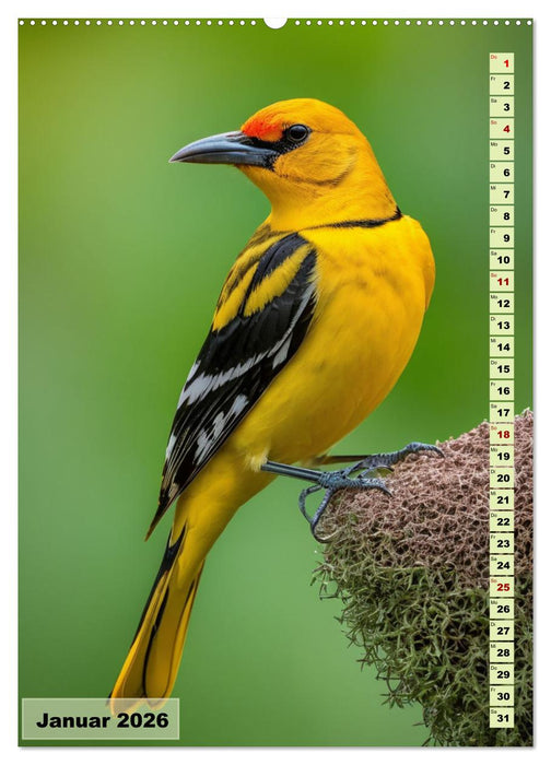 Die buntesten Vögel der Welt (CALVENDO Premium Wandkalender 2026)