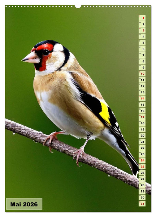 Die buntesten Vögel der Welt (CALVENDO Premium Wandkalender 2026)