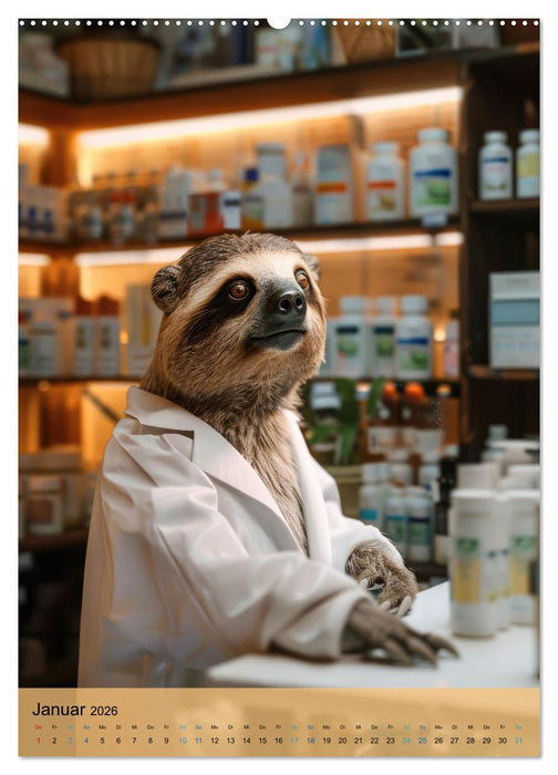 Der tierisch lustige Apotheker-Kalender (CALVENDO Wandkalender 2026)