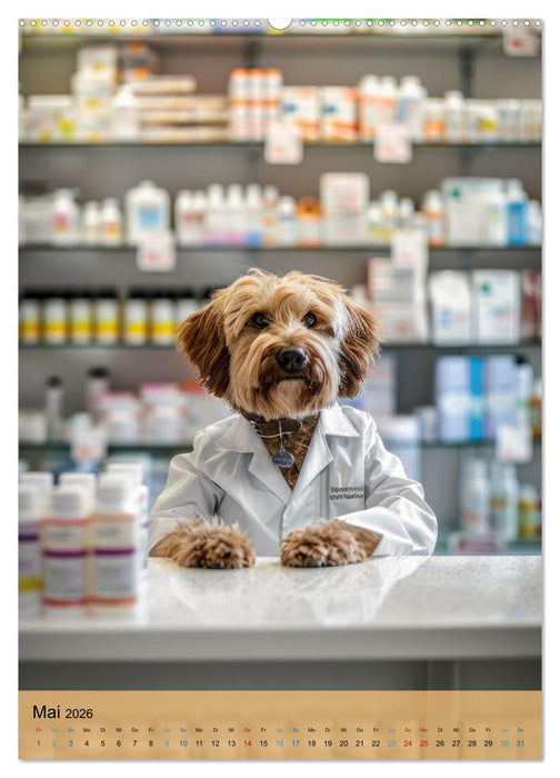 Der tierisch lustige Apotheker-Kalender (CALVENDO Wandkalender 2026)