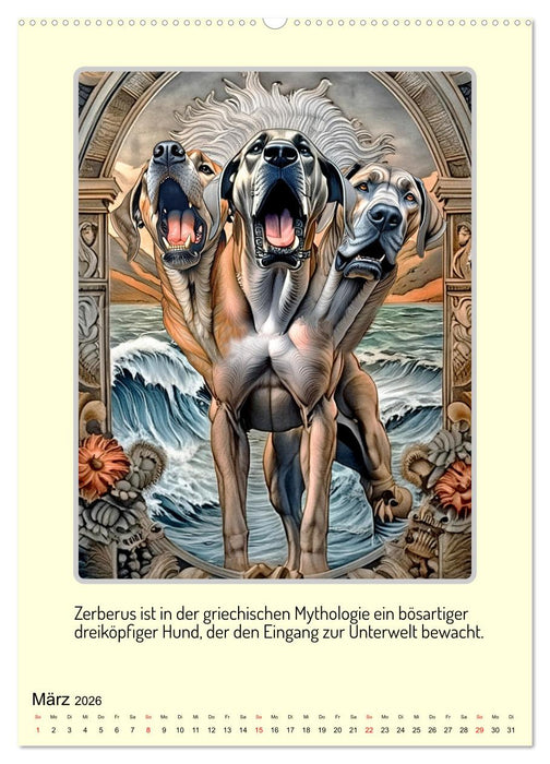 Mythologische Gestalten der griechischen Antike (CALVENDO Premium Wandkalender 2026)