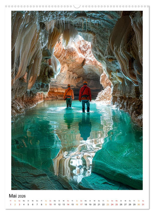 Höhlenforscher - die Unterwelt erforschen (CALVENDO Wandkalender 2026)