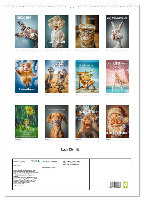 Lach Dich fit ! (CALVENDO Wandkalender 2026)