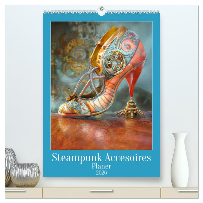 Steampunk Accesoires - Planer (CALVENDO Premium Wandkalender 2026)