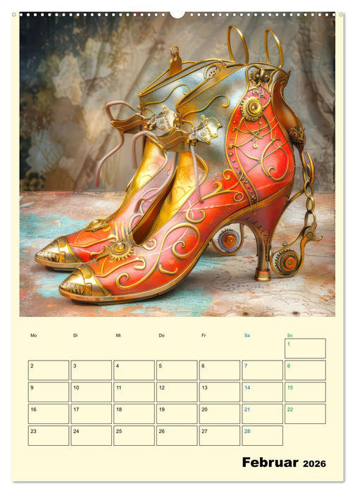 Steampunk Accesoires - Planer (CALVENDO Premium Wandkalender 2026)