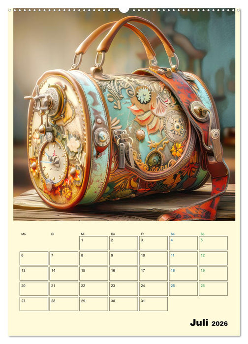 Steampunk Accesoires - Planer (CALVENDO Premium Wandkalender 2026)