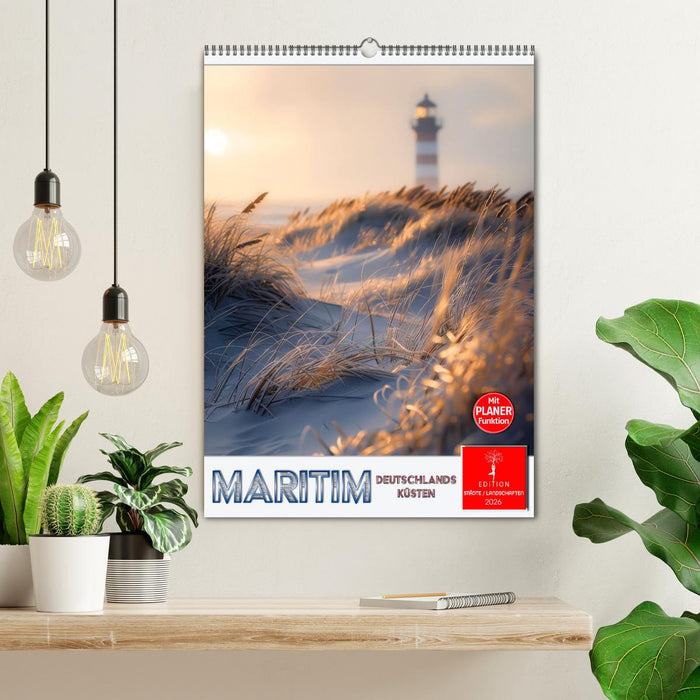 Maritim, Deutschlands Küsten (CALVENDO Wandkalender 2026)