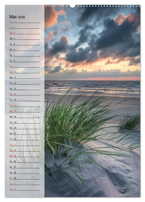 Maritim, Deutschlands Küsten (CALVENDO Wandkalender 2026)
