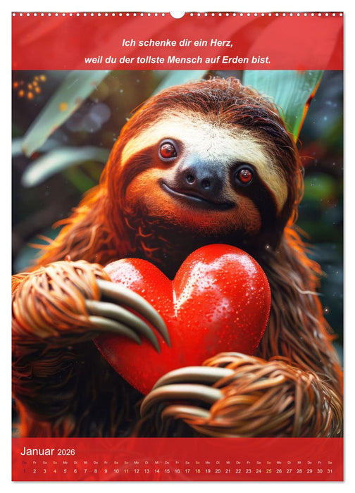 Ich schenke dir ein Herz (CALVENDO Premium Wandkalender 2026)