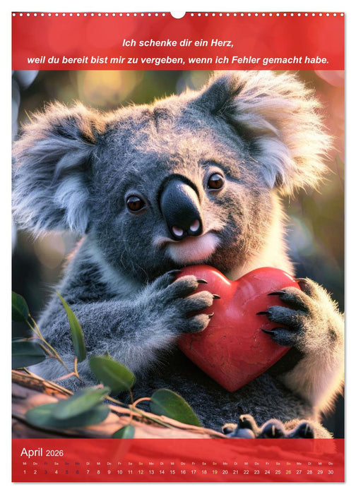 Ich schenke dir ein Herz (CALVENDO Premium Wandkalender 2026)