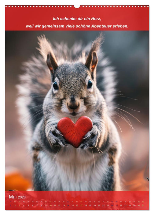 Ich schenke dir ein Herz (CALVENDO Premium Wandkalender 2026)