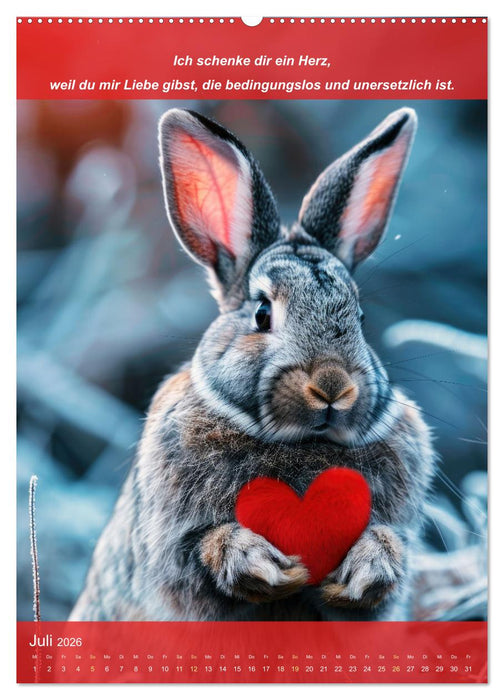 Ich schenke dir ein Herz (CALVENDO Premium Wandkalender 2026)