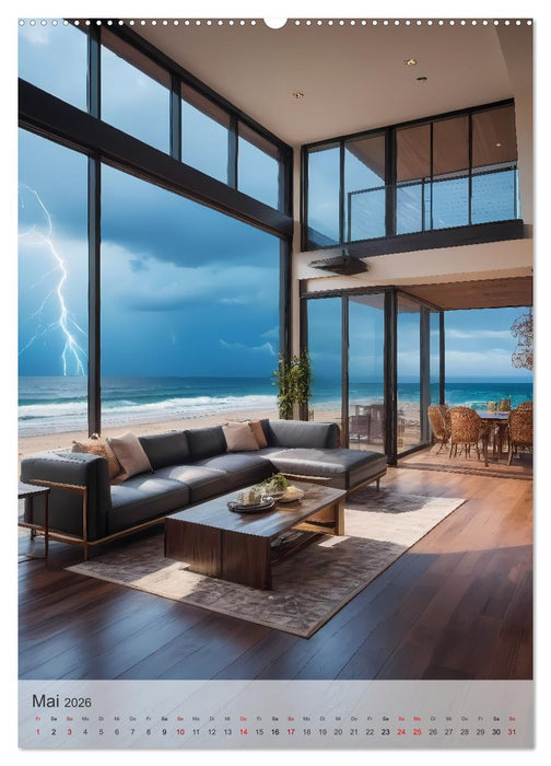 Wohn(t)räume - Wohnzimmer Impressionen (CALVENDO Wandkalender 2026)