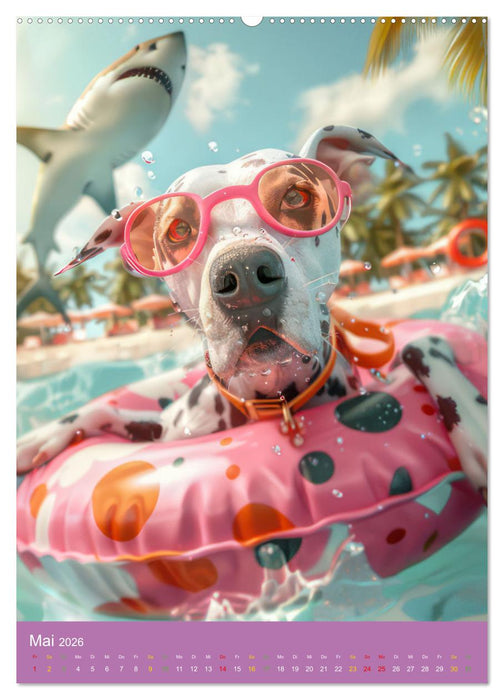 Endlich Ferien - Humorszenen (CALVENDO Premium Wandkalender 2026)