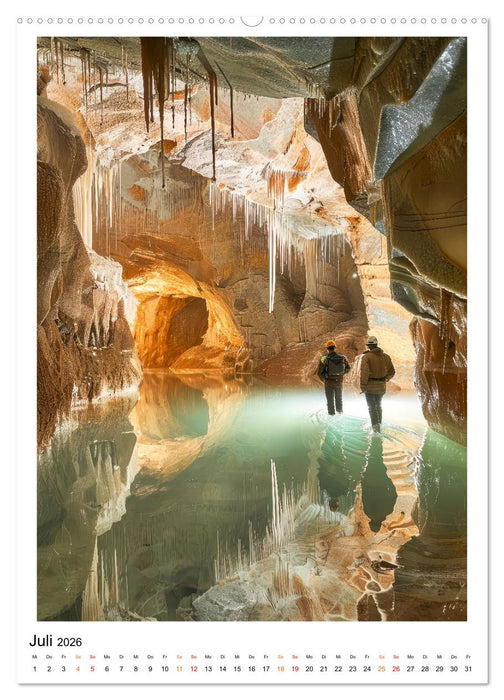Höhlenforscher - die Unterwelt erforschen (CALVENDO Premium Wandkalender 2026)