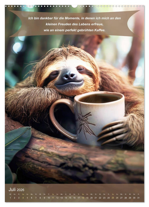 Der tierisch lustige Dankbarkeitskalender (CALVENDO Premium Wandkalender 2026)