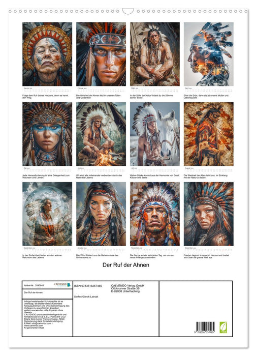 Der Ruf der Ahnen (CALVENDO Wandkalender 2026)