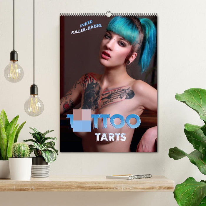TATTOO TARTS - Inked Killer Babes (CALVENDO Wandkalender 2026)