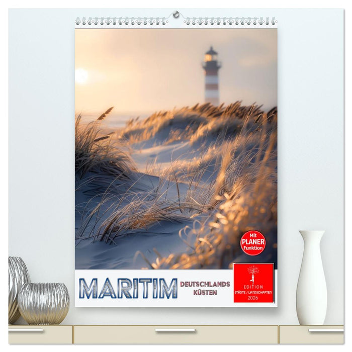 Maritim, Deutschlands Küsten (CALVENDO Premium Wandkalender 2026)