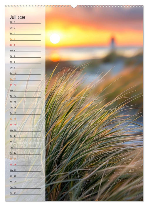 Maritim, Deutschlands Küsten (CALVENDO Premium Wandkalender 2026)