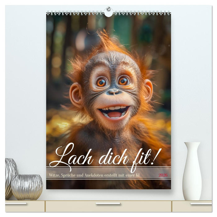 Lach Dich fit ! (CALVENDO Premium Wandkalender 2026)