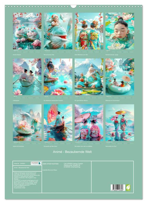Animé - Bezaubernde Welt (CALVENDO Wandkalender 2026)