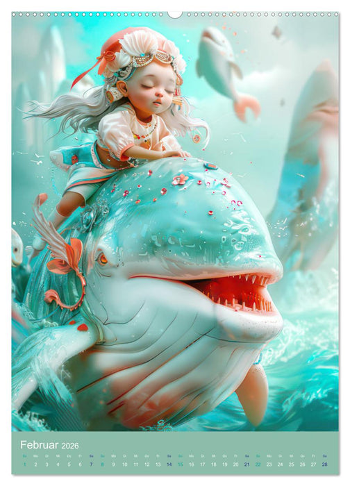 Animé - Bezaubernde Welt (CALVENDO Wandkalender 2026)