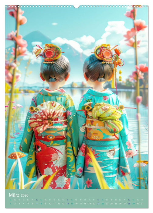 Animé - Bezaubernde Welt (CALVENDO Wandkalender 2026)