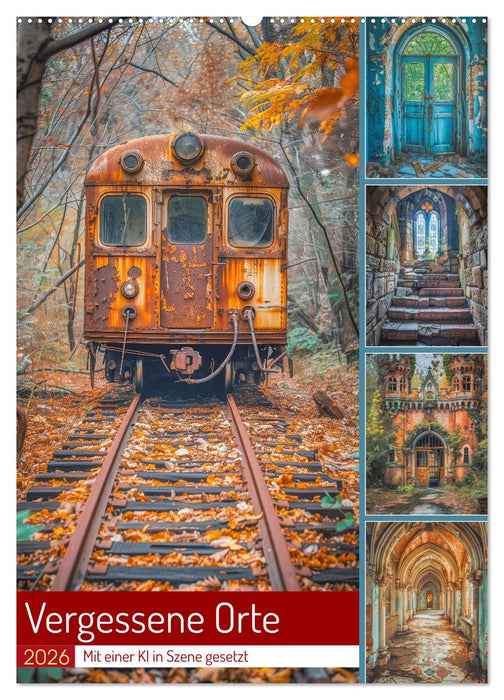 Vergessene Orte (CALVENDO Wandkalender 2026)