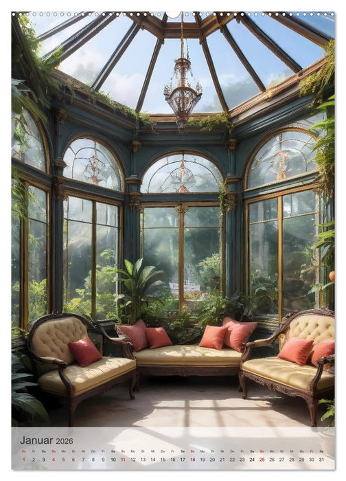 Wohn(t)räume - Wohnzimmer Impressionen (CALVENDO Premium Wandkalender 2026)