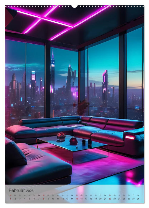 Wohn(t)räume - Wohnzimmer Impressionen (CALVENDO Premium Wandkalender 2026)