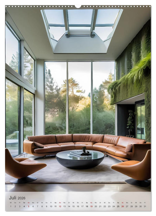 Wohn(t)räume - Wohnzimmer Impressionen (CALVENDO Premium Wandkalender 2026)