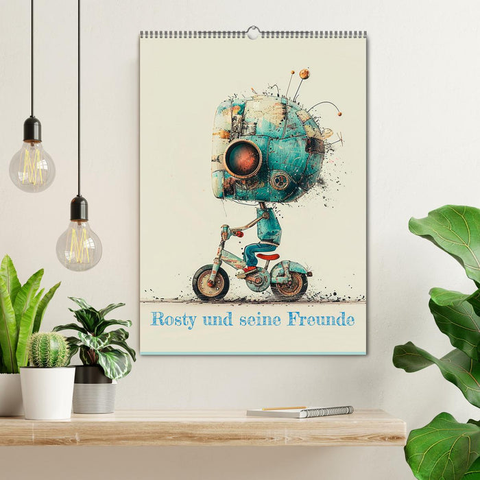 Rosty und seine Freunde (CALVENDO Wandkalender 2026)