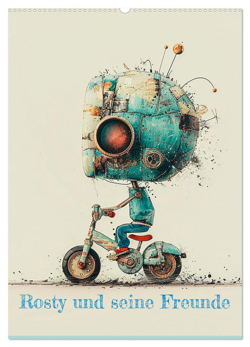 Rosty und seine Freunde (CALVENDO Wandkalender 2026)
