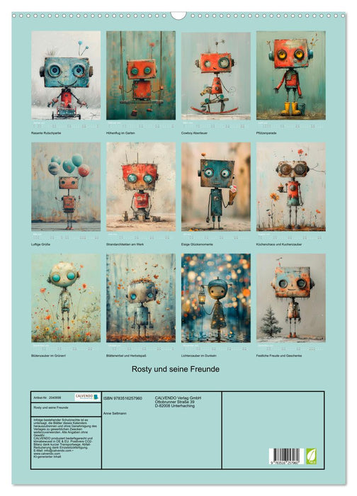 Rosty und seine Freunde (CALVENDO Wandkalender 2026)
