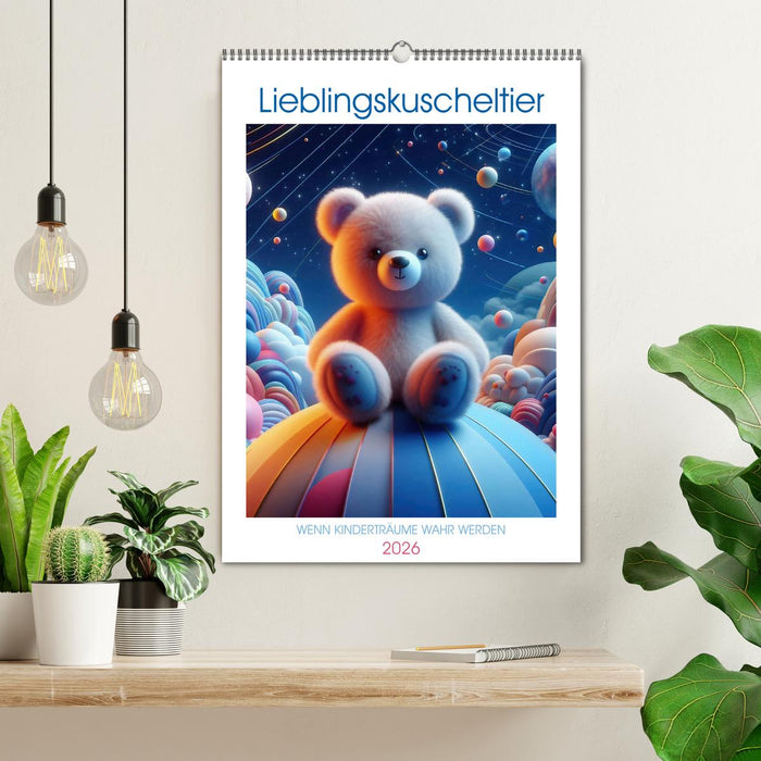 Lieblingskuscheltier - Wenn Kinderträume wahr werden (CALVENDO Wandkalender 2026)