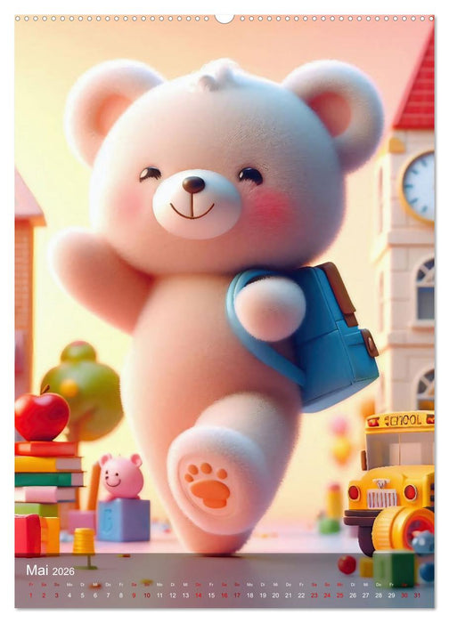 Lieblingskuscheltier - Wenn Kinderträume wahr werden (CALVENDO Wandkalender 2026)