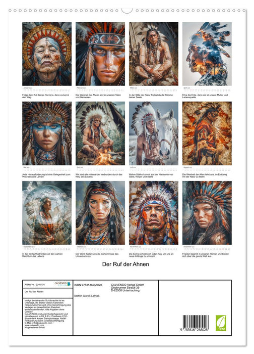 Der Ruf der Ahnen (CALVENDO Premium Wandkalender 2026)