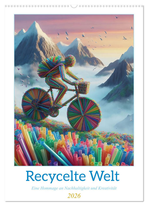 Recycelte Welt - Eine Hommage an Nachhaltigkeit und Kreativität (CALVENDO Wandkalender 2026)